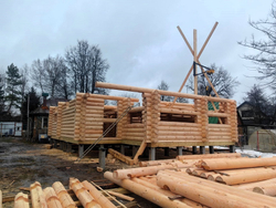 сборка дома №1500 в январе 2025 года