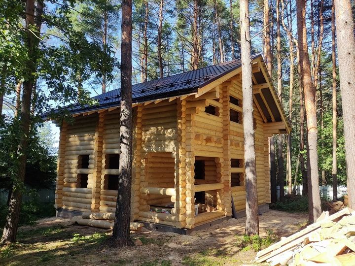 Дом-баня в июле 2024 года #1432