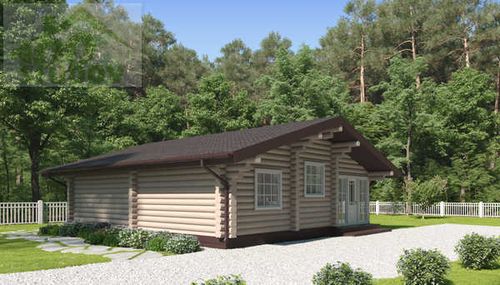 Одноэтажный дом-сруб 10 х 10