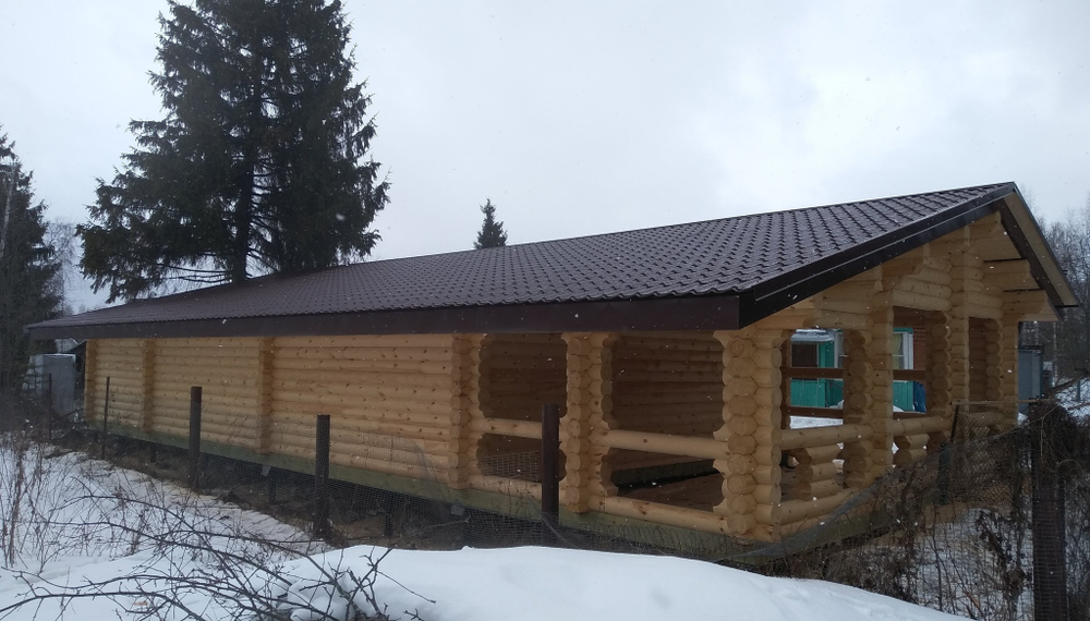 Фото сруба по проекту #865