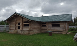 август 2017 начинаем отделку бани-дома по проекту #824