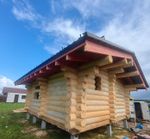 Баня #1478 в бревне 300 в августе 2024