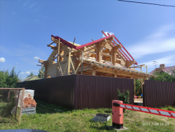 июль 2021 дом #1090 монтаж металлочерепицы