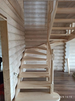 #1134 реконструкция сруба дома 2021 устройство лестницы