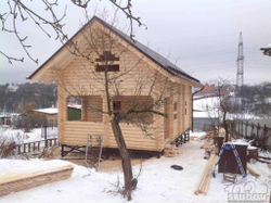 фото сруба 6 х10 по проекту #395