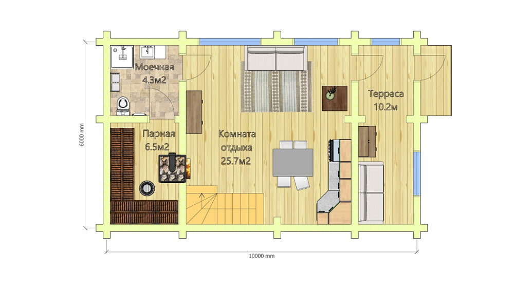 План первого этажа  #481