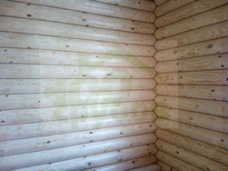 Сруба дома изнутри