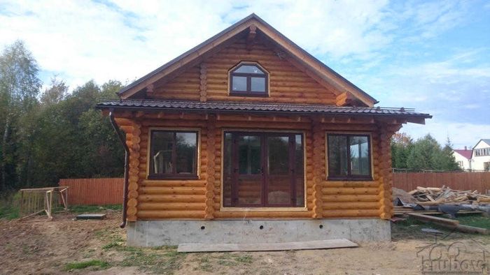 Баня с террасой и парной 2