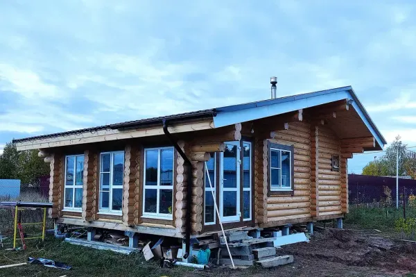 #1137 подшив свесов бани, октябрь 2022