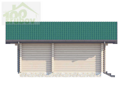 Проект и сруб бани 5 х 8