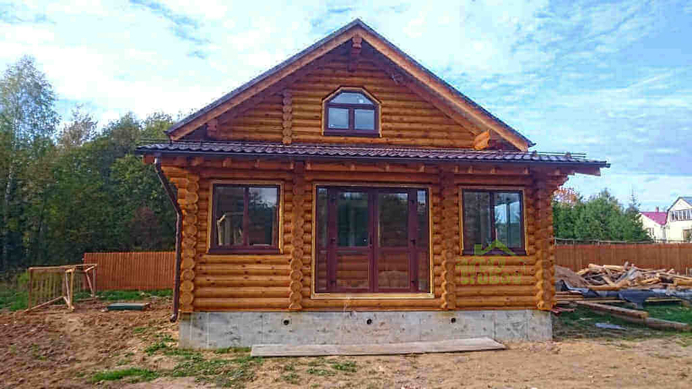 Строительство дома-бани, фото #510