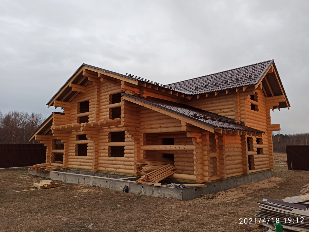 #1025 апрель 2021 года, собран под металлочерепицу