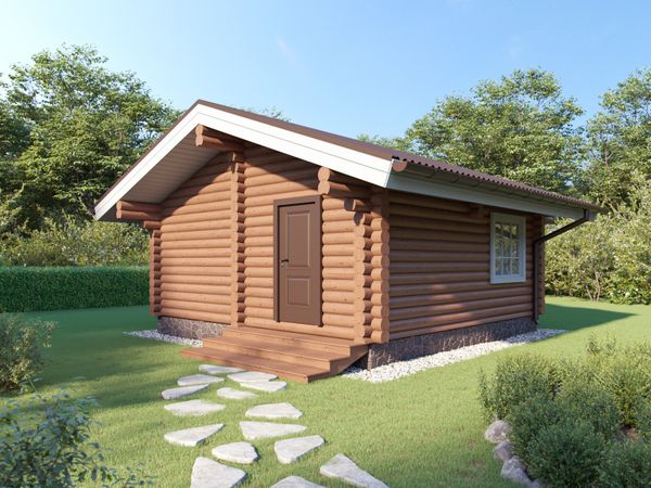 Сколько стоит построить баню из бревна 6х6 ?