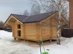 #1325 баня бревно 280мм