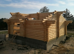 сборка бани #1417 в  сентябре 2024