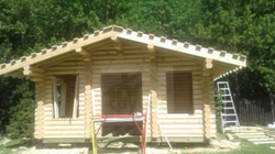 беседка из сруба #882
