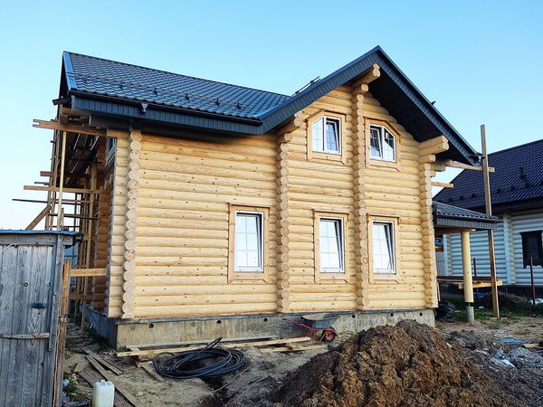 #902 шлифовка сруба