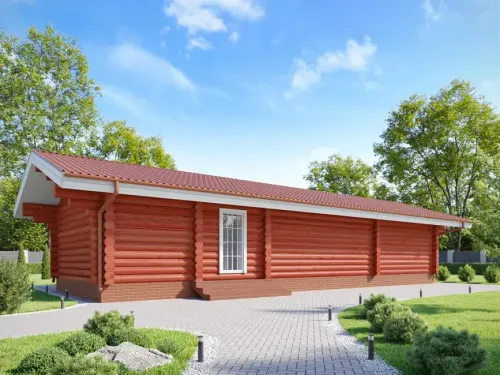 Загородный дачный дом с двумя спальнями 2