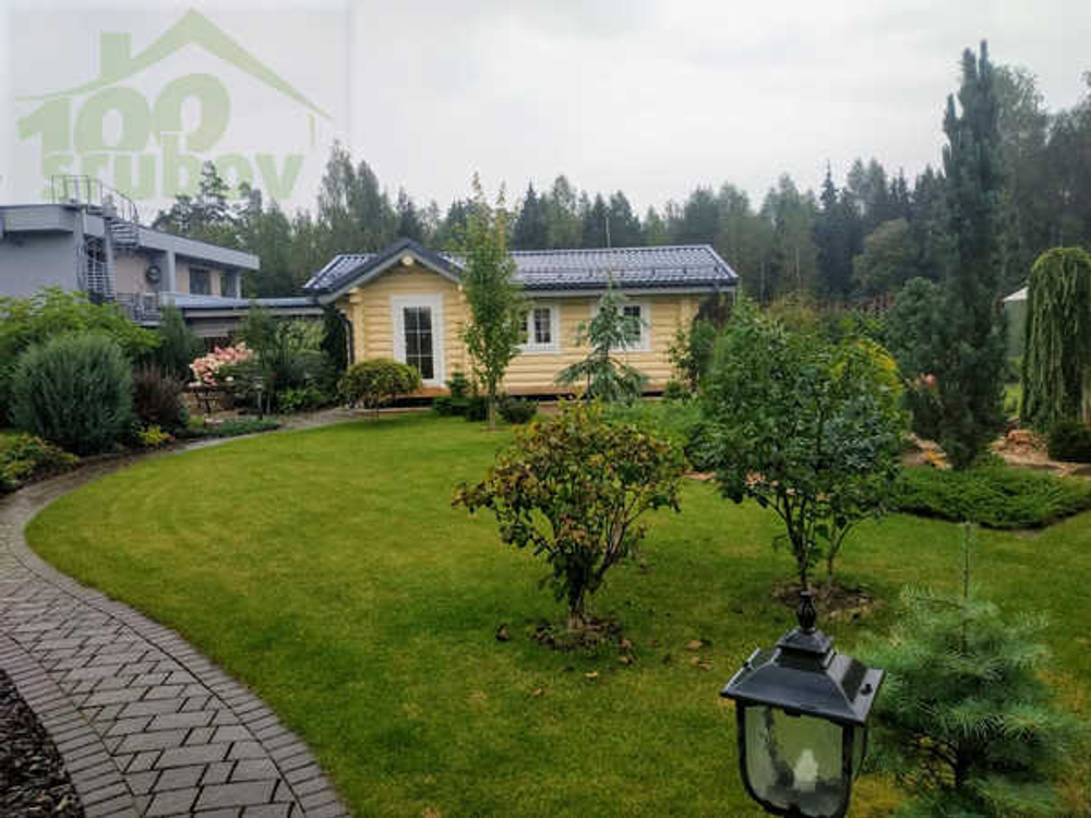 Одноэтажный сруб из бревна #905