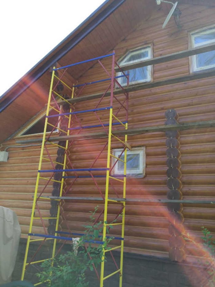 Отделка герметиком швов домов с утеплением | Покраска 2