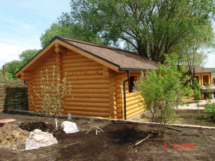 Жилой одноэтажный дом с террасой, дуплекс 2