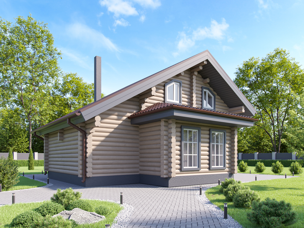 Баня с верандой #1236