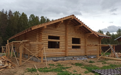 сентябрь 2021 - монтаж обрешетки, контробрешетки, гидроизоляции #1178