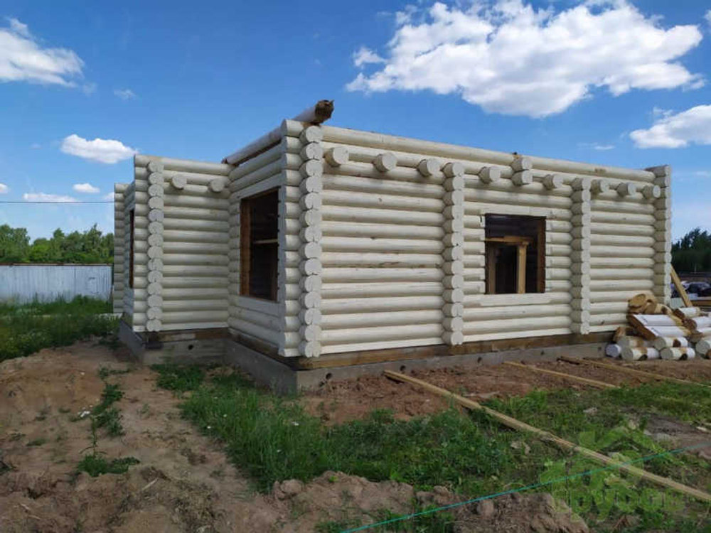 Срубы домов с мансардой 633 под усадку и отделка под ключ