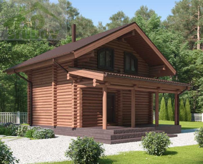 Дома-бани с большой террасой 1