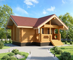 Бани 6х 7 с верандой