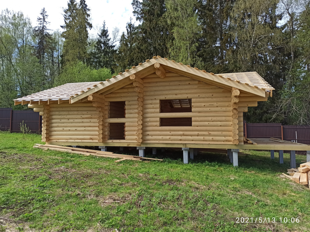 #1122 начинаем монтаж металлочерепицы