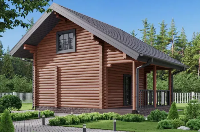 Дачные дома из бревна 1