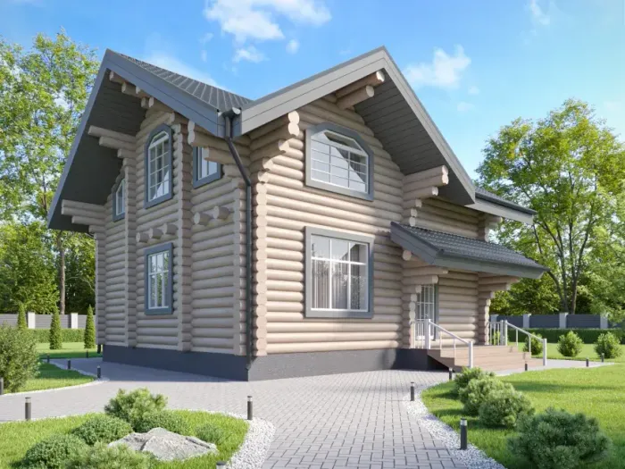 Срубы-дома с тремя спальнями