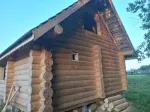 #1381 отделка сруба ручной рубки не нашей сборки