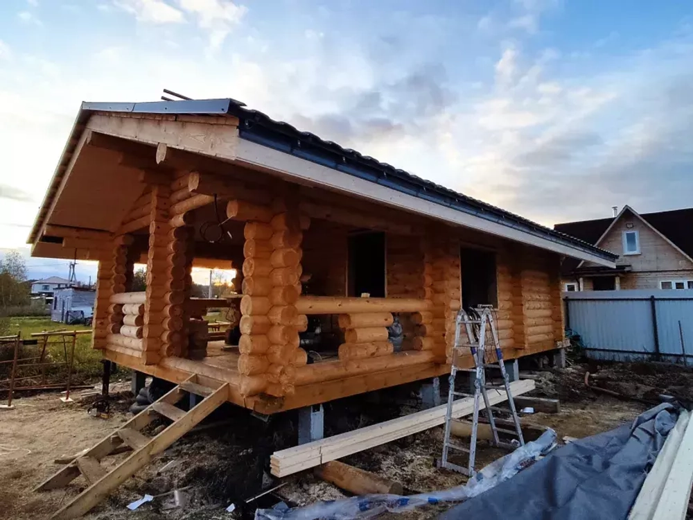 баня #1334, отделка в октябре 2023