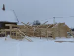 Строительство бани #1567 в январе 2026