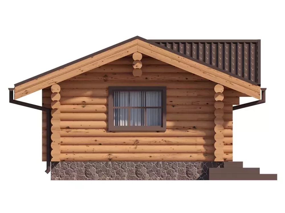 Баня 5 х 6 из бревна