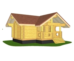 Бани 6х 7 с верандой