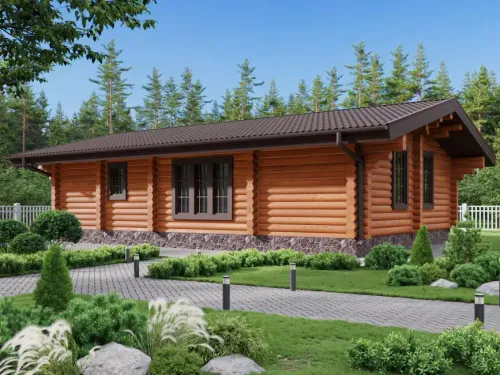 Загородные дома в стиле шале с террасой