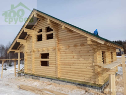 #1068 сруб-дом из бревна 240мм