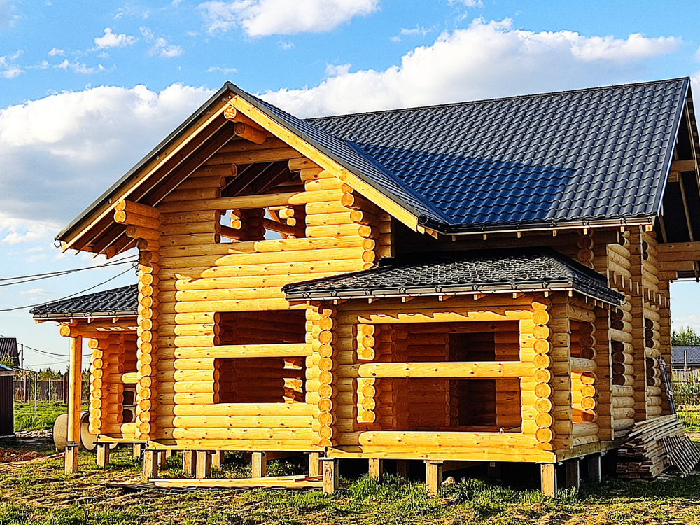 #1248 завершен монтаж металлочерепицы