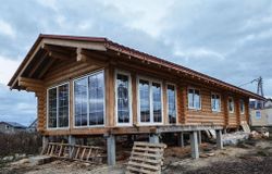 Ноябрь 2025 года: сборка дома 1506 в бревне 260 мм