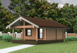 Баня по проекту #889