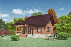 Баня по проекту #708