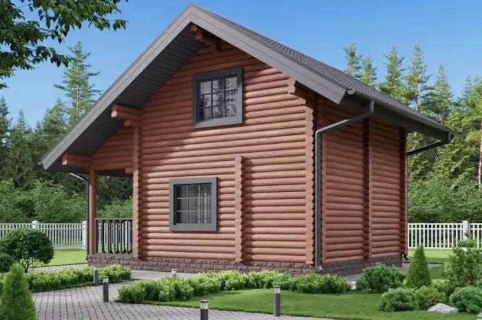 Дачные дома из бревна 2