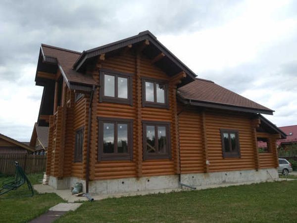 Строительство бревенчатых коттеджей 272 и 867