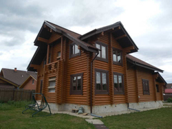 Строительство бревенчатых коттеджей 272 и 867